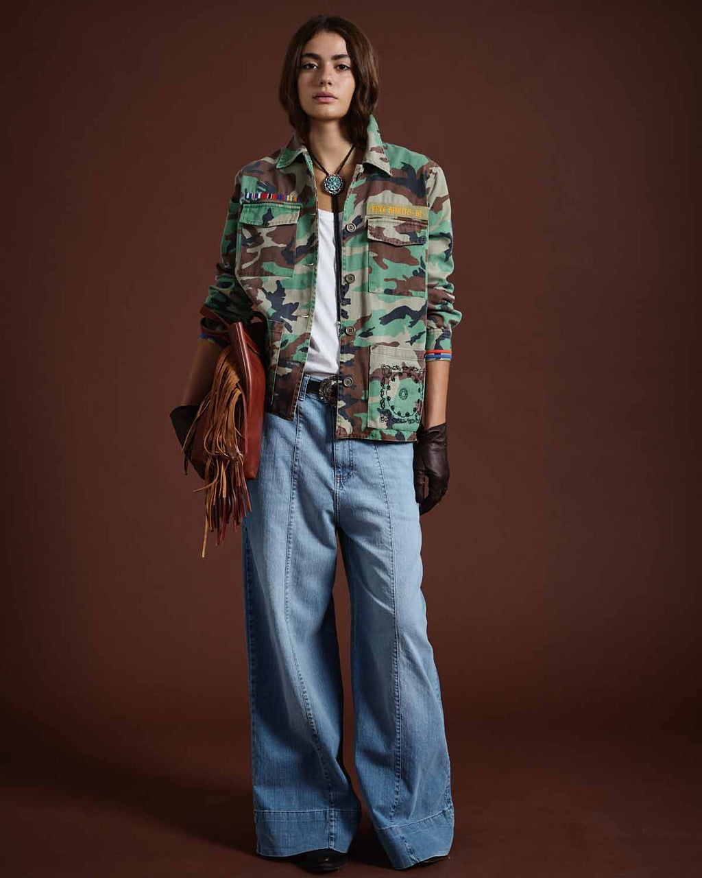 Chaqueta Moscow Army Print