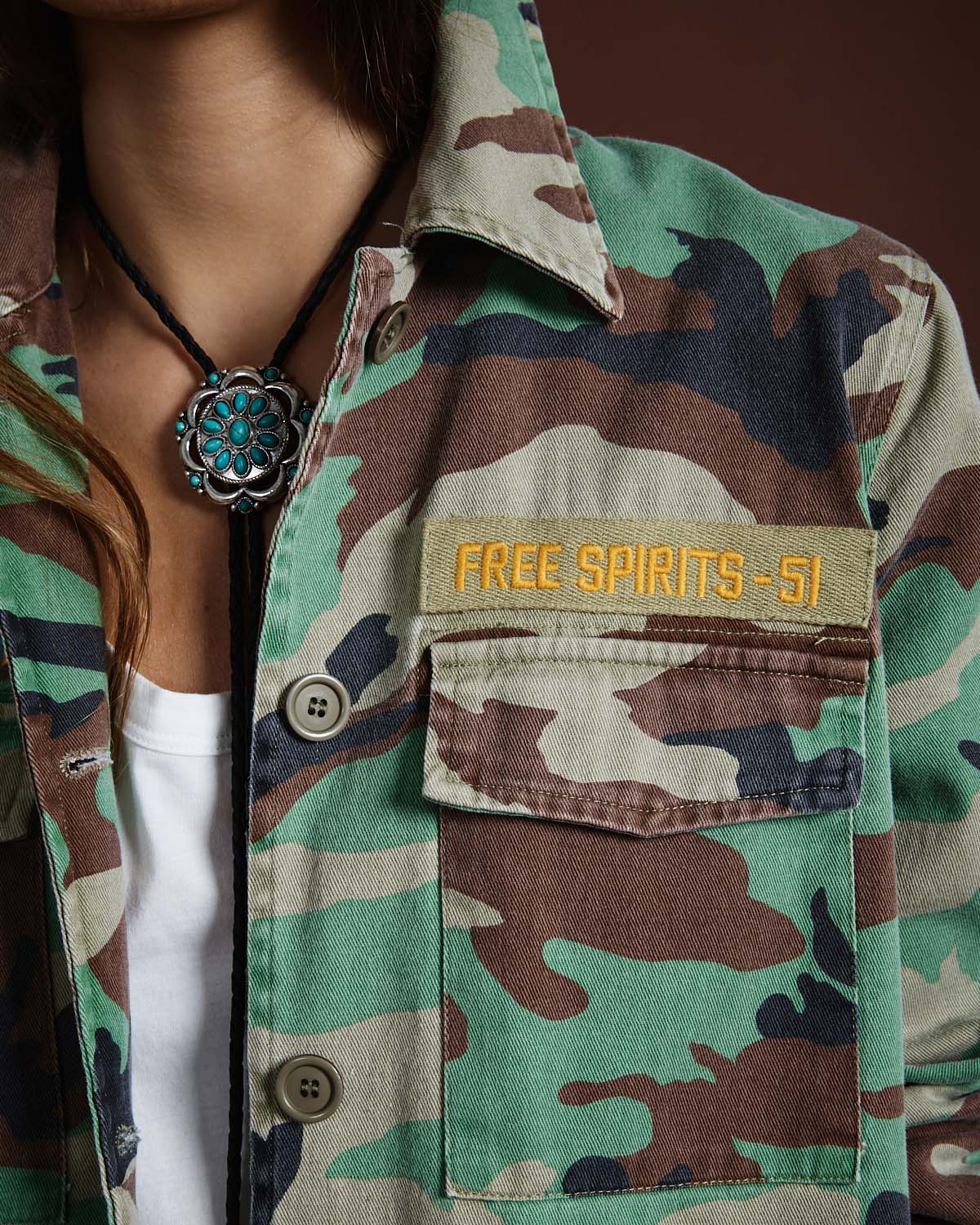 Chaqueta Moscow Army Print