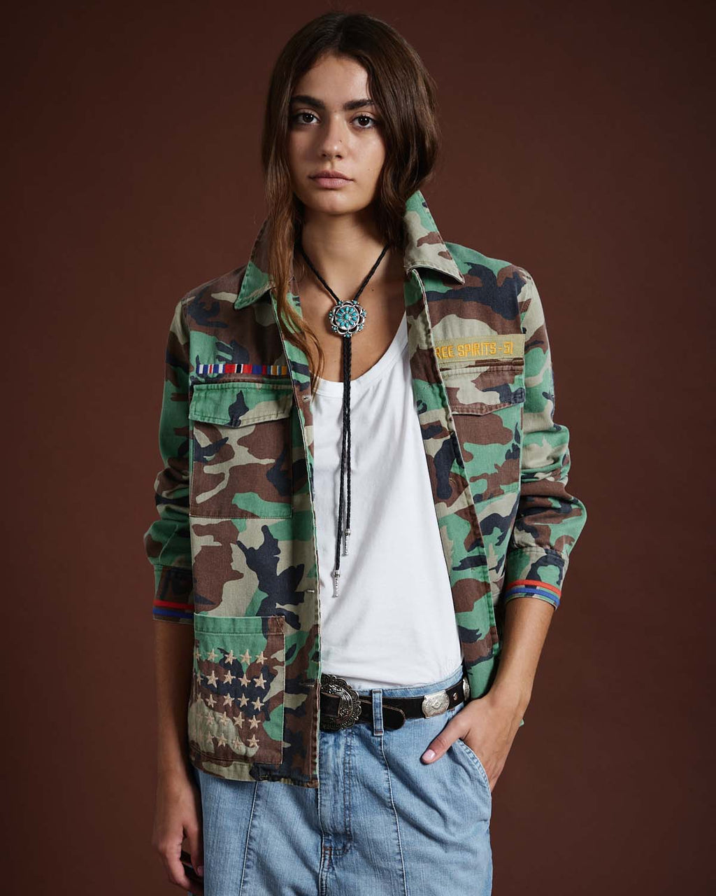 Chaqueta Moscow Army Print