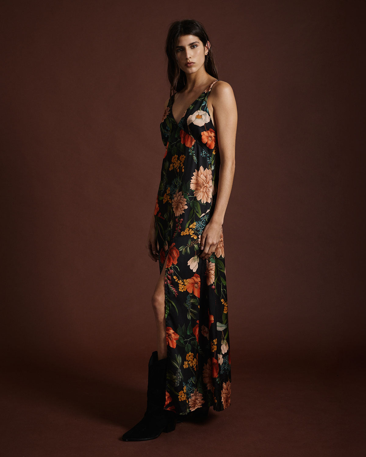 Vestido Moonlit Black Orchid